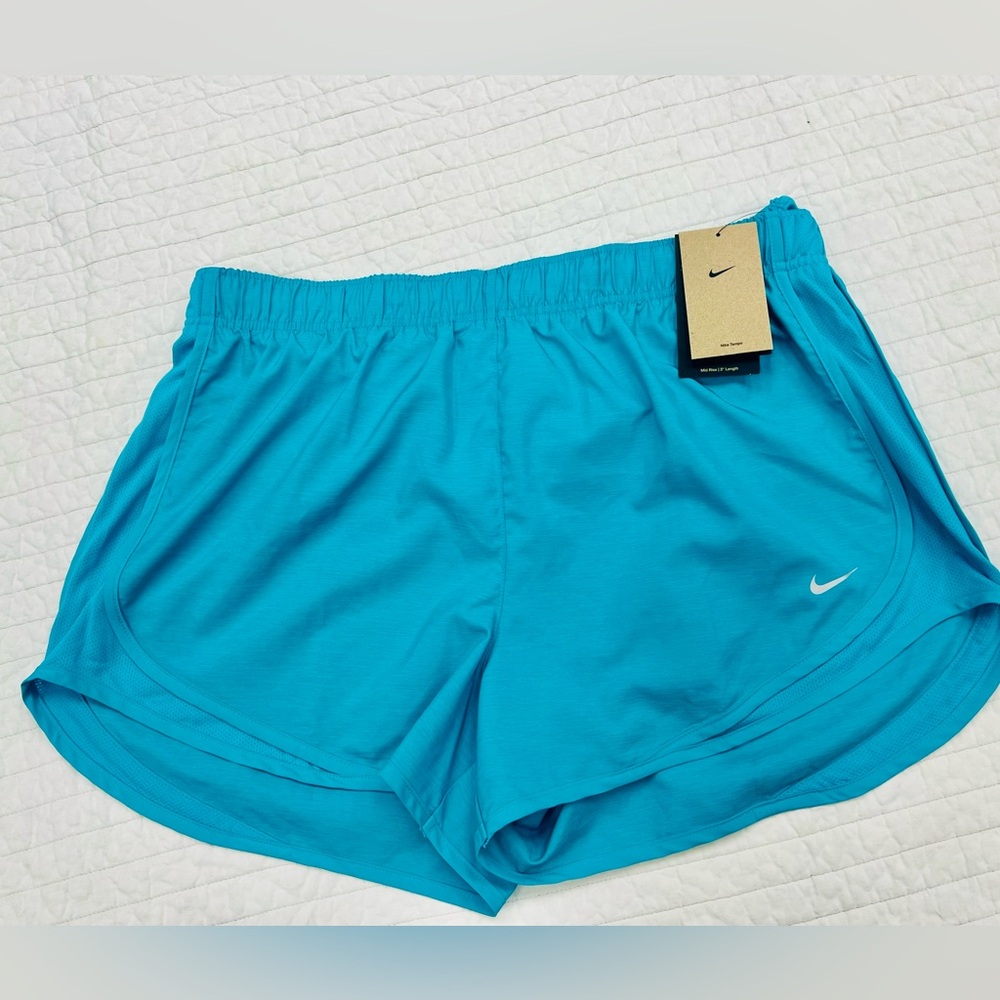 NWT Nike Women's Blue Athletic Shorts- size XL